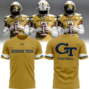 Georgia Tech Yellow Jackets Under Armour Football Graphic T-Shirt