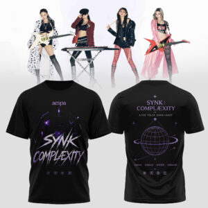 Aespa Synk CompleXity Live Tour Premium Concert Graphic T-Shirt