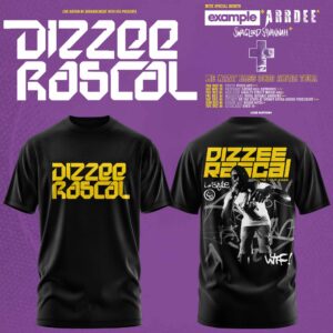 Dizzee Rascal We Want Bass Premium Concert Fan Graphic T-Shirt