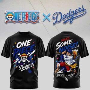 Los Angeles Dodgers X One Piece Night 2026 Make Some Noise Official Graphic T-Shirt