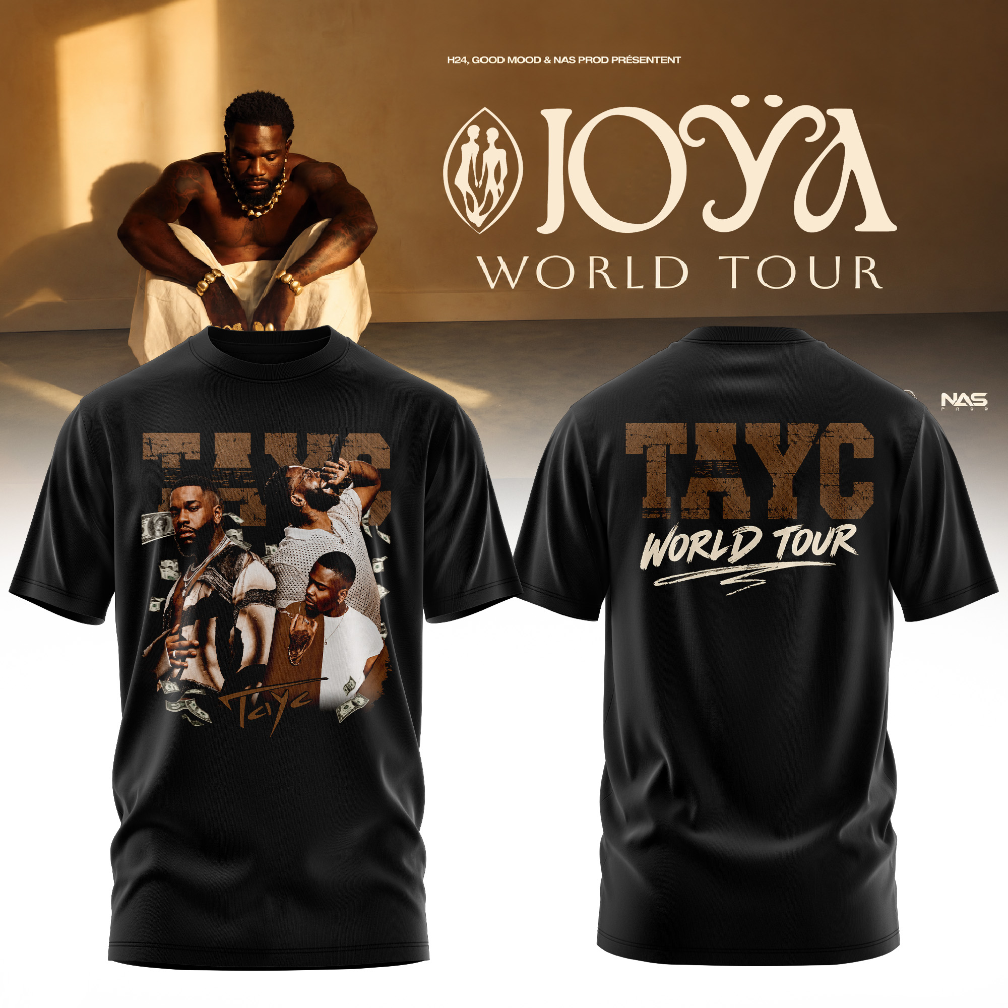 Joya World Tour 2026 Premium Fan Graphic T-Shirt