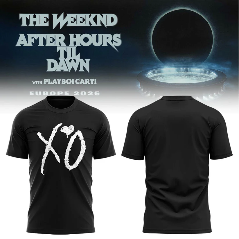 After Hours Til Dawn Tour Premium Merchandise Graphic T-Shirt