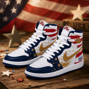 Air Jordan 1 Usa 250Th Anniversary Patriotic High Top Sneakers Collection