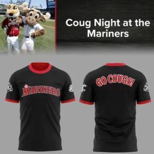 Seattle Mariners X Wsu Cougs Limited Graphic T-Shirt Collection