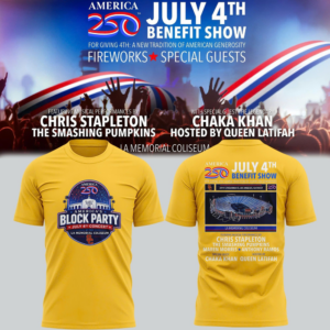 Usc Trojans America250 July Fourth 2026 Yellow T-Shirt Fan Collection