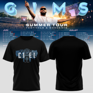 Gims Summer Tour 2026 Collector Edition Graphic T-Shirt