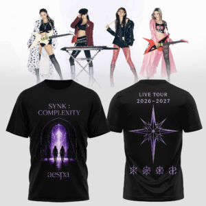 Aespa Synk CompleXity Live Tour Limited Fan Apparel T-Shirt