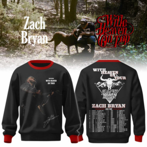 Zach Bryan With Heaven On Tour 2026 Premium Sweatshirt Fan Gift