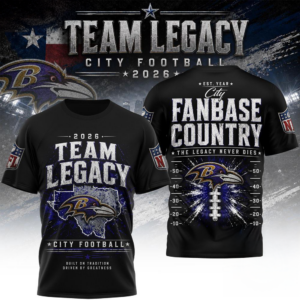 Baltimore Ravens Nfl Gridiron Dynasty Limited Edition 3D Fan Shirt