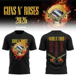 World Tour 2026 Limited Merchandise Graphic T-Shirt