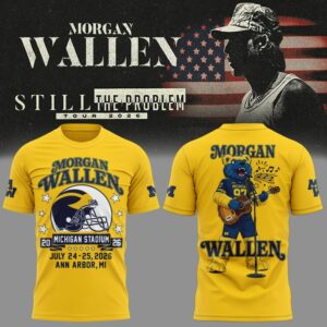 Morgan Wallen X Michigan Wolverines Limited Edition Fan T-Shirt