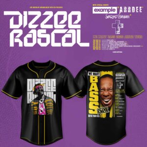 Dizzee Rascal We Want Bass Collection Limited Baseball Jersey Collection