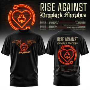 Rise Against X Dropkick Murphys Aunz Tour 2026 Collector Graphic T-Shirt
