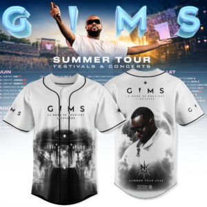 Gims Summer Tour 2026 Collector Baseball Jersey Collection