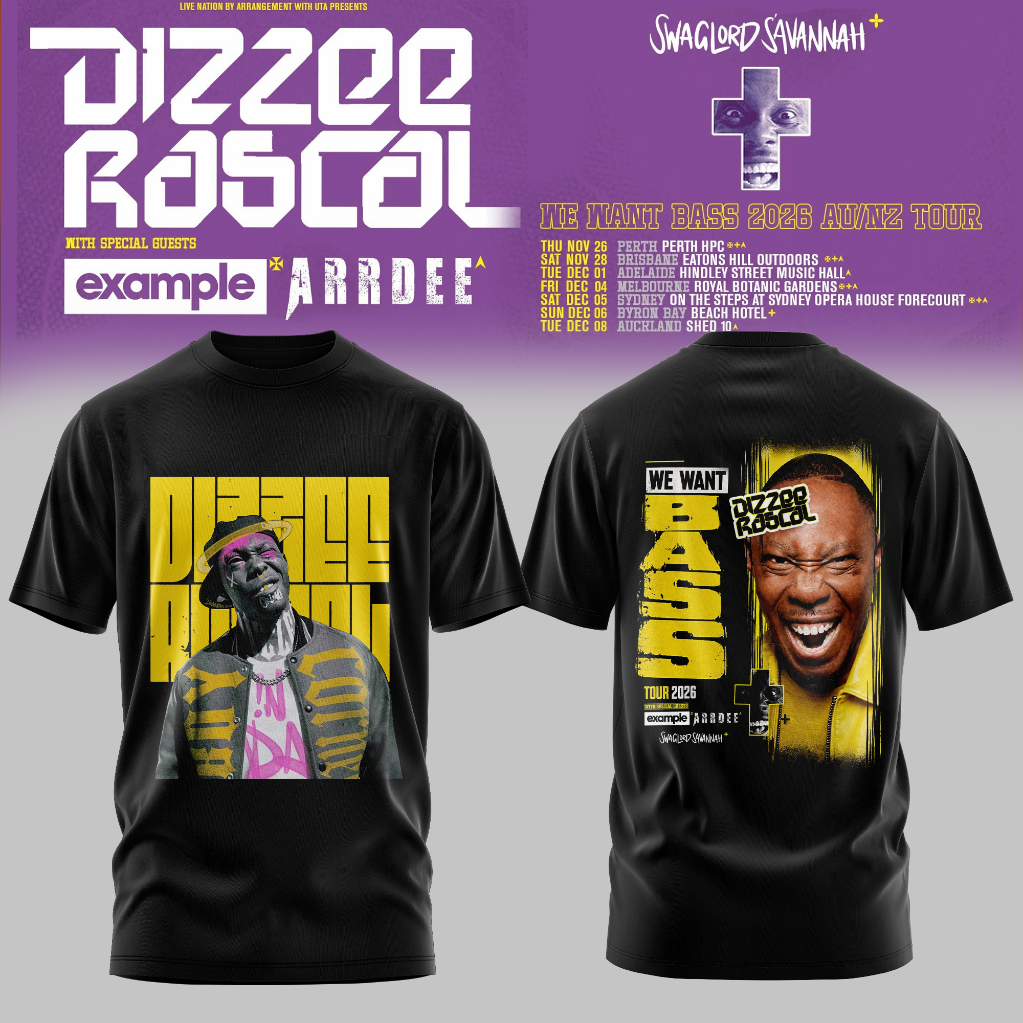 We Want Bass 2026 Official T-Shirt Edition Bass Music Fan Apparel