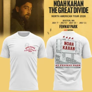Boston Red Sox X Noah Kahan The Great Divide Tour Collector Graphic T-Shirt