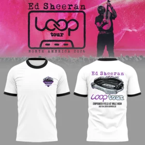 Ed North American Loop Tour 2026 Colorado Collector Tour Graphic T-Shirt