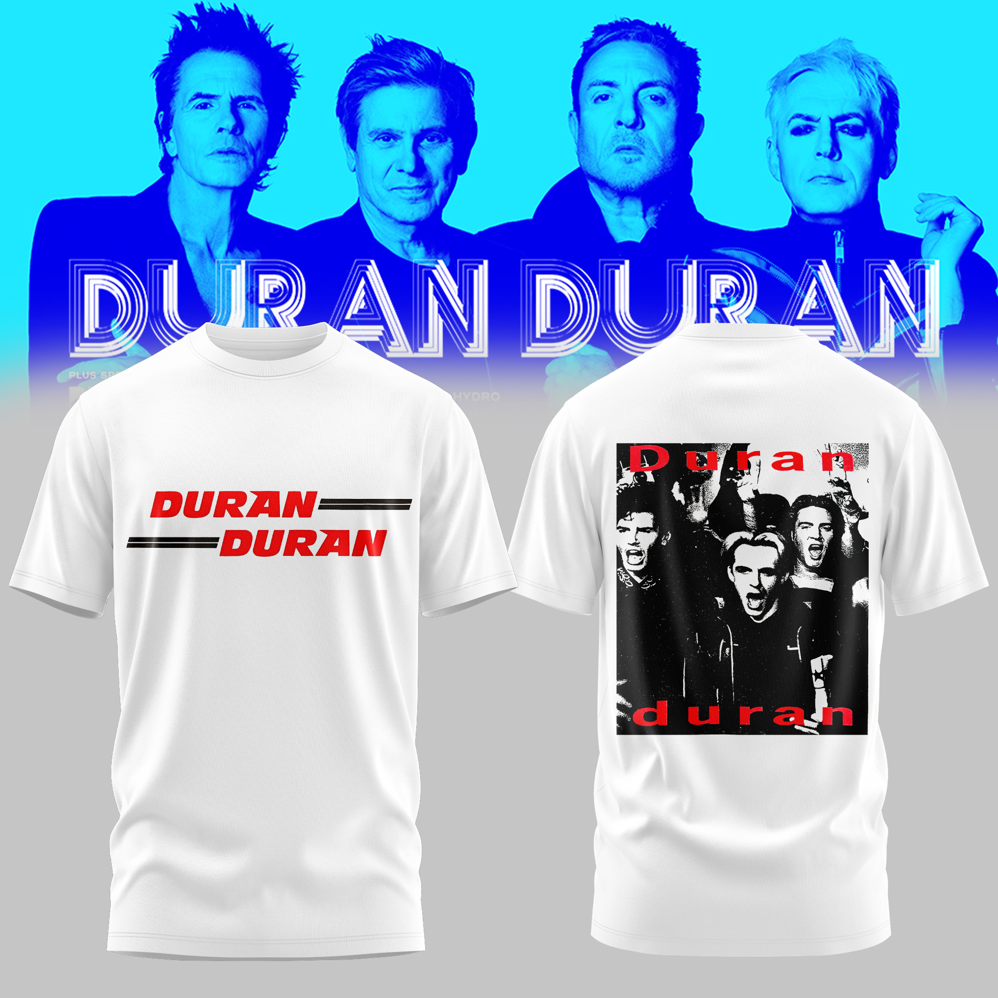 Duran Duran Uk Eu Autumn Tour 2026 Premium Fan Graphic T-Shirt