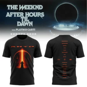 After Hours Til Dawn Tour Collector Fan Graphic T-Shirt