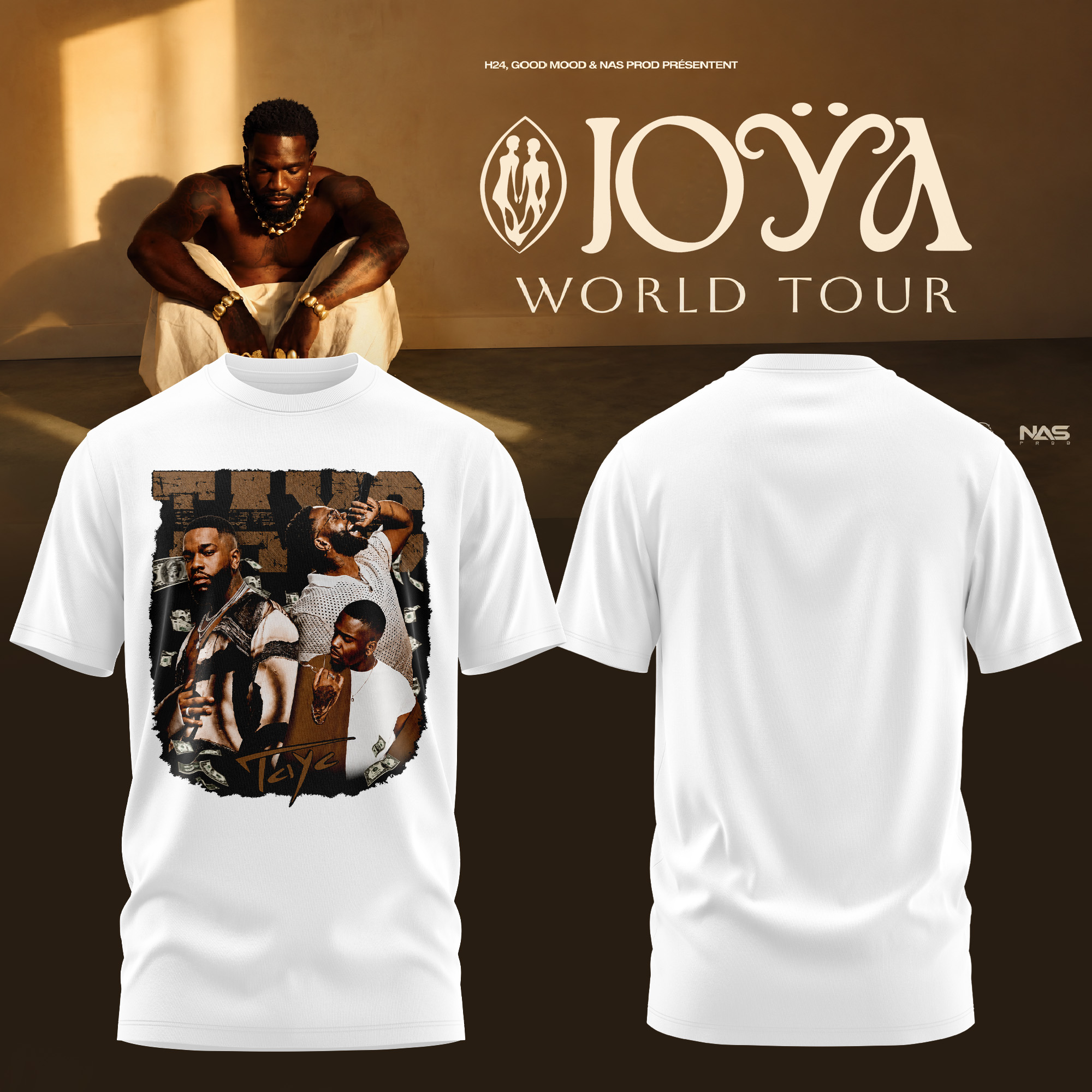 Joya World Tour 2026 Official Concert Graphic T-Shirt