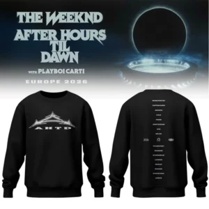After Hours Til Dawn Tour Official Concert Sweatshirt Collection