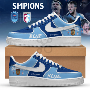 Nsw Blues Champions Custom Air Force 1 Sneakers Collection
