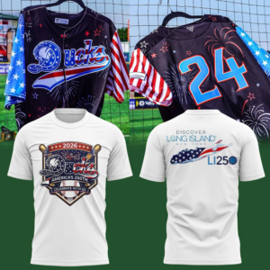 Long Island Ducks Usa 250Th Anniversary 2026 Patriotic Graphic T-Shirt