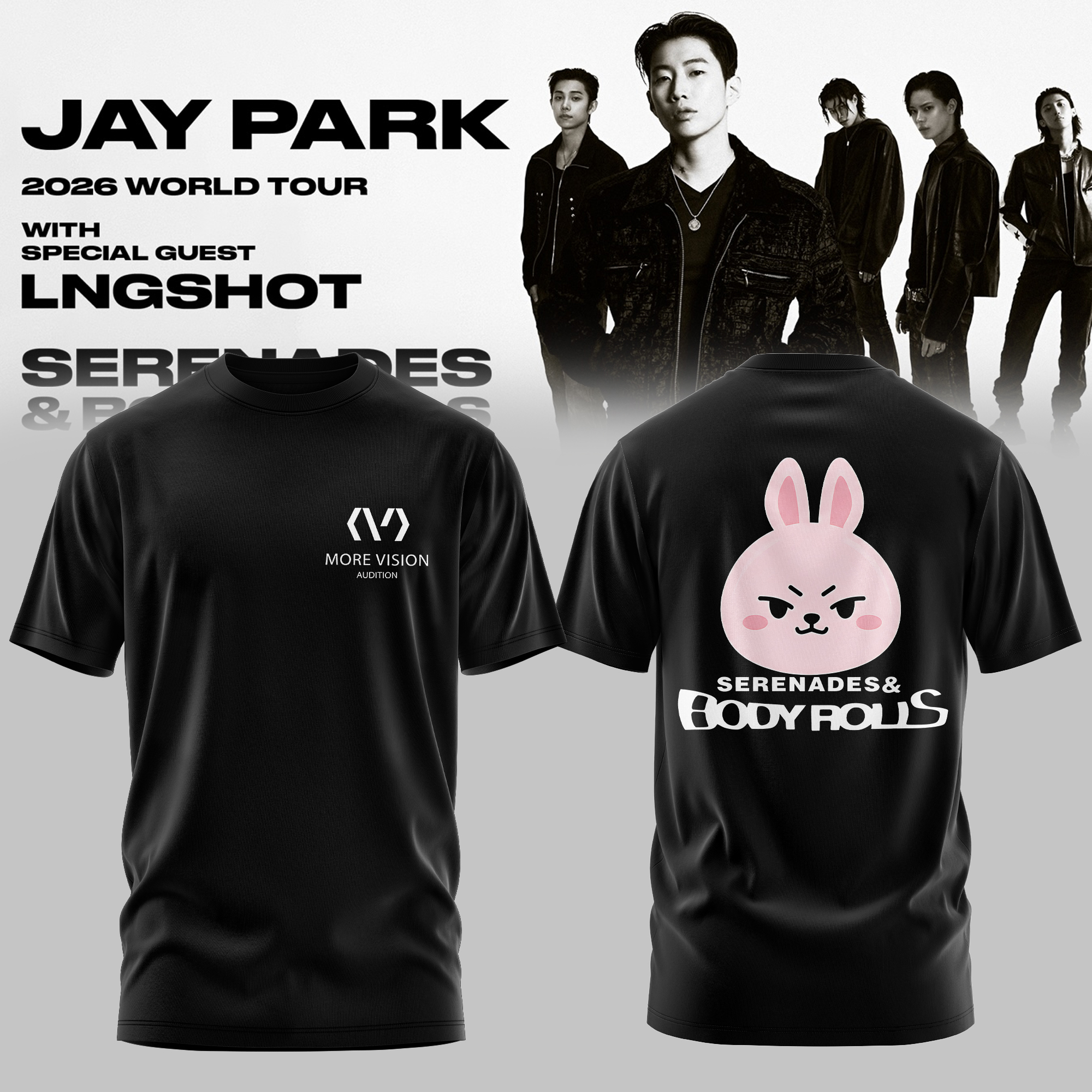 Serenades And Body Rolls Tour Limited Merchandise Graphic T-Shirt