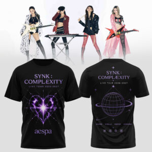 Aespa Synk CompleXity Live Tour Premium Fan Graphic T-Shirt