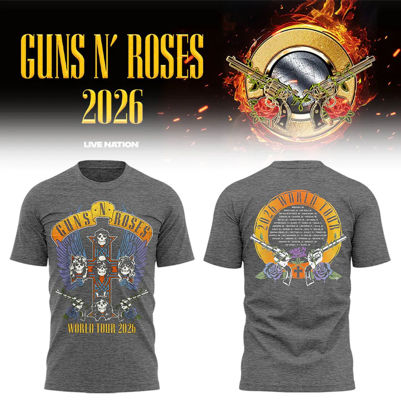 World Tour 2026 Official Fan Graphic T Shirt