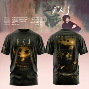 Fkj Aunz Tour 2027 Premium Concert Fan Graphic T-Shirt