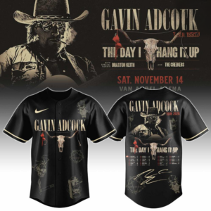 Gavin Adcock The Day I Hang It Up Tour 2026 Baseball Jersey Collection