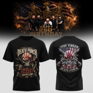 Heavy Metal And American Pride Limited Edition Fan Graphic T-Shirt