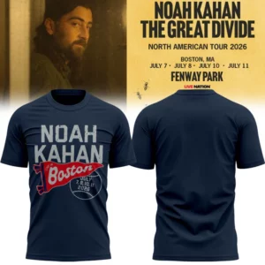 Boston Red Sox X Noah Kahan The Great Divide Tour Premium Fan T-Shirt