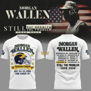 Morgan Wallen X Michigan Wolverines Still The Problem Tour Fan Shirt