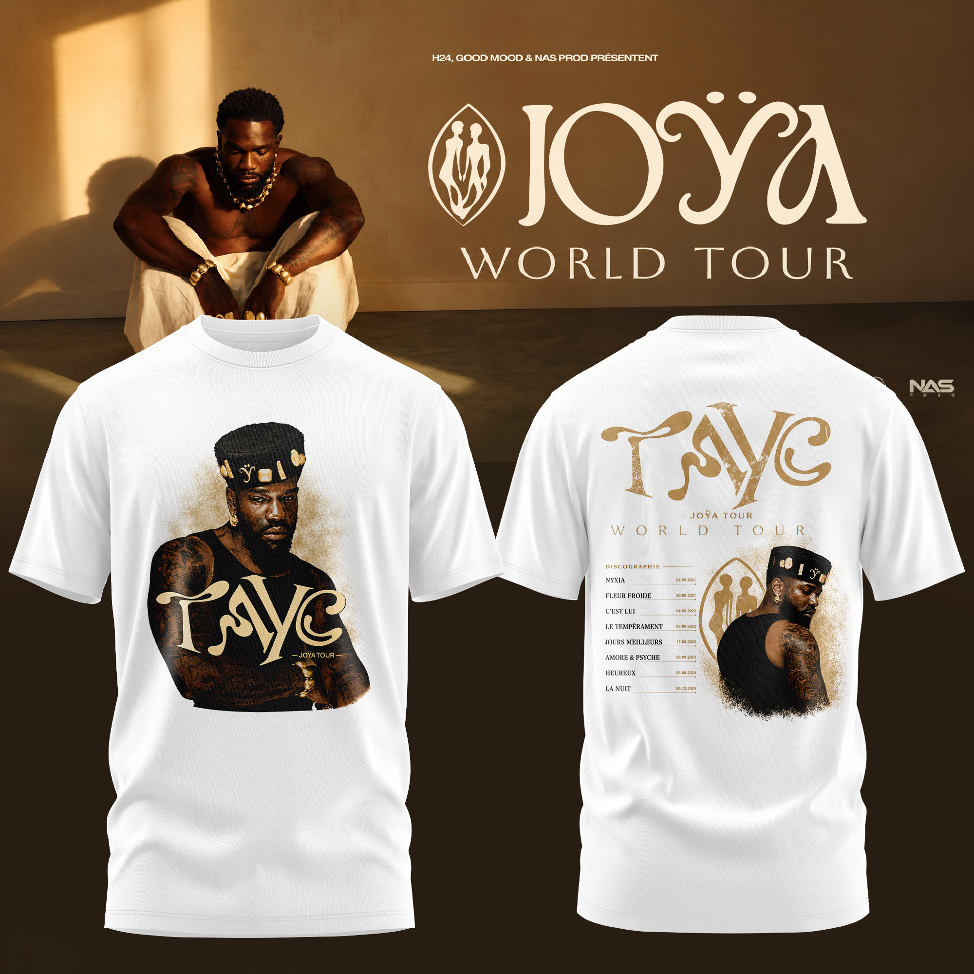 Joya World Tour 2026 Collector Edition Graphic T-Shirt