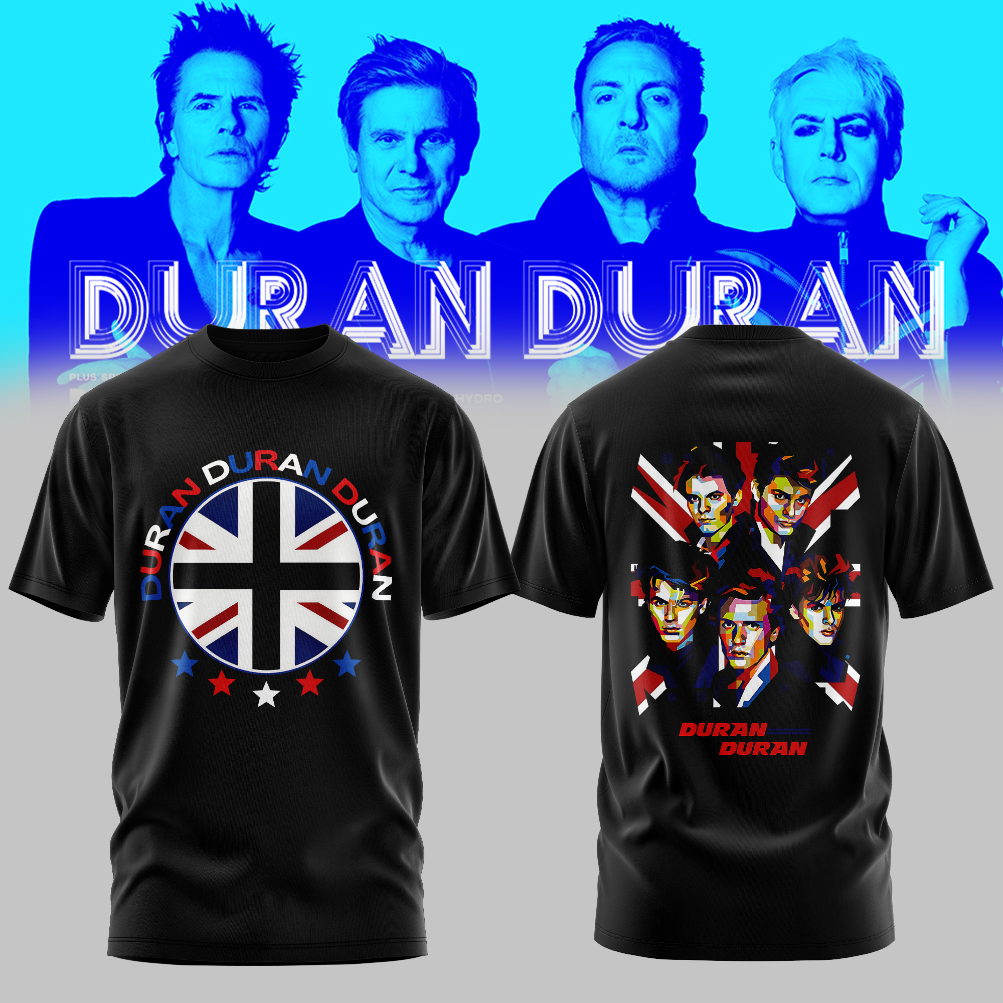 Duran Duran Uk Eu Autumn Tour 2026 Limited Fan Merchandise T-Shirt