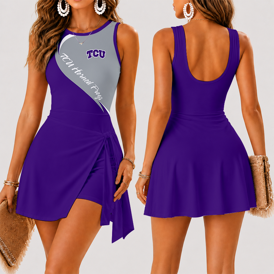 Limited Edition – Customized NCAA Tcu Horned Frogs Women’s Summer Skort Dress TTH210718