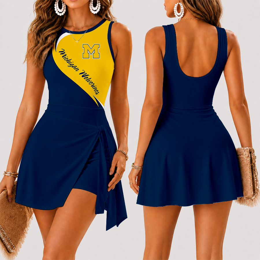 Limited Edition – Customized NCAA Michigan Wolverines Women’s Summer Skort Dress TTH210718