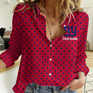 Limited Edition – Customized NFL New York Giants Women Casual Shirt TTH210717