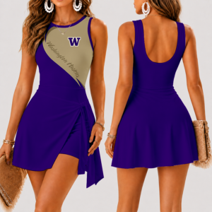 Limited Edition – Customized NCAA Washington Huskies Women’s Summer Skort Dress TTH210718