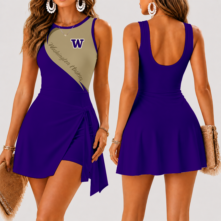 Limited Edition – Customized NCAA Washington Huskies Women’s Summer Skort Dress TTH210718