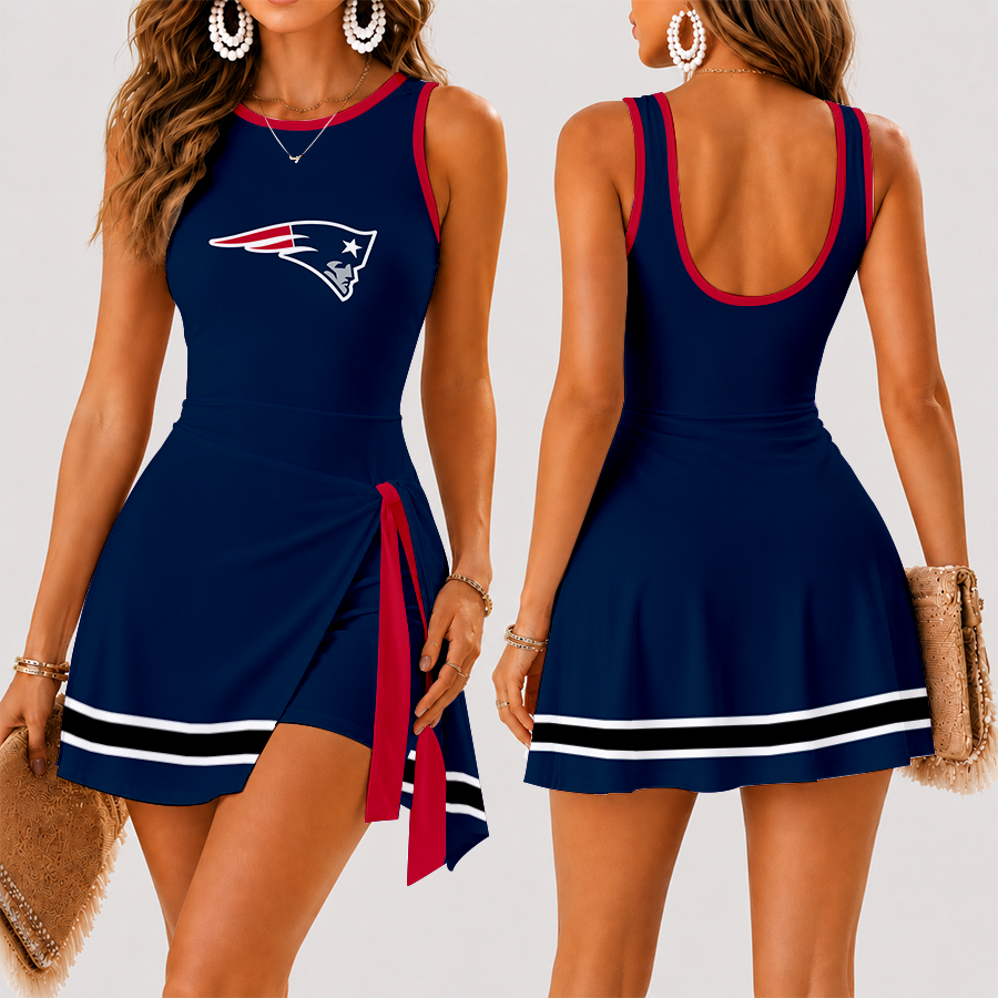 Limited Edition – Customized NFL New England Patriots Women’s Summer Skort Dress TTH210726