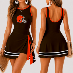 Limited Edition – Customized NFL Cleveland Browns Women’s Summer Skort Dress TTH210726