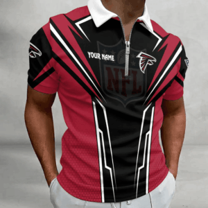 Limited Edition – Customized NFL Atlanta Falcons Zip Polo Shirt 210724
