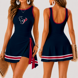 Limited Edition – Customized NFL Houston Texans Women’s Summer Skort Dress TTH210726