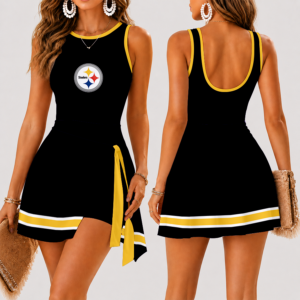 Limited Edition – Customized NFL Pittsburgh Steelers Women’s Summer Skort Dress TTH210726