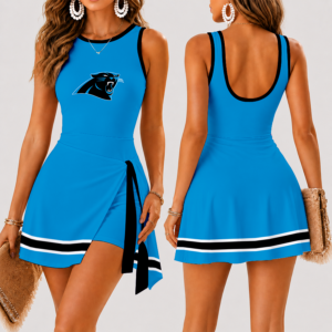 Limited Edition – Customized NFL Carolina Panthers Women’s Summer Skort Dress TTH210726