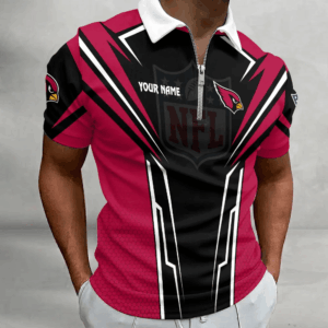 Limited Edition – Customized NFL Arizona Cardinals Zip Polo Shirt 210724