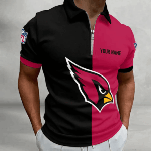 Limited Edition – Customized NFL Arizona Cardinals Zip Polo Shirt TTH210719